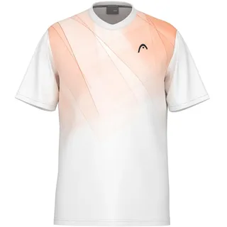 Head Racket Head Topspin T-Shirt Boys, Print Vision m/Campfire Orang - Campfire Orange - 128