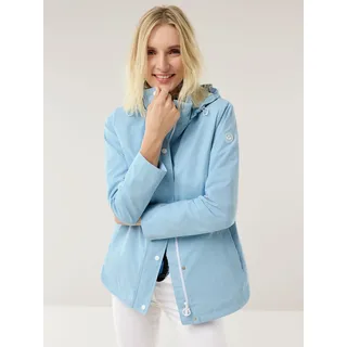 Walbusch Damen Sommerjacke Baumwolltouch Blau