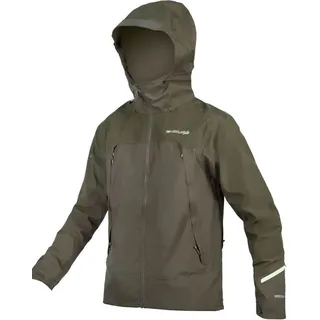 II Waterproof Herren Bikejacke-Oliv-Dunkelgrün-M