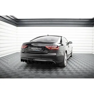 Maxton Design Heckdiffusor V.3 für Audi S5 / A5 S-Line Coupe/Cabrio B8 8T (2007-2011) Hochglanz schwarz