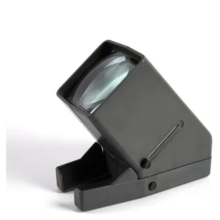 35 mm Dia- und Filmbetrachter, 3-fache Vergrößerung und LED-beleuchtete Anzeige für 35 mm Dias, Film-Negative, USB-Stromversorgung