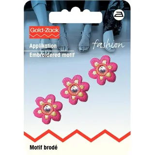 Prym 926133 Applikation Blume klein pink mit Spiegel