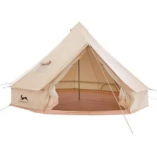 Glockenzelt 3m Baumwolle Glamping Familienzelt Tipi 4 m