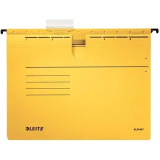Leitz ALPHA Hängehefter A4, kaufmännische Heftung, gelb,