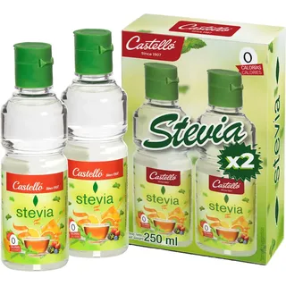 Castello since 1907 Flüssigstevia, 2er Pack, 125ml