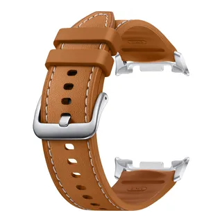 Samsung Hybrid(S/M/L) für Watch8/Watch8 Ersatzarmband Braun