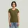 V-Shirt G-STAR Damen Gr XL 42 grün schwarz olive Jersey Obermaterial 100 Baumwolle unifarben slim fit normal V-Ausschnitt Shirts mit Label