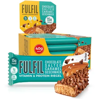 Fulfil Proteinriegel Chocolate Salted Caramel Riegel 15 x 40 g