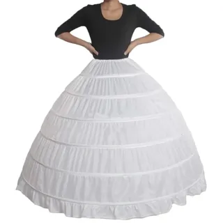 6 Ringe Unterröcke - Brautkleid Petticoat Unterrock Reifrock Petticoat Kleid Hochzeit Petticoat Reifrock Für Hochzeitskleider Ballkleider Abendkleider Brautkleider Promkleider,Tanzen,Bar (Erwachsener) - Erwachsener