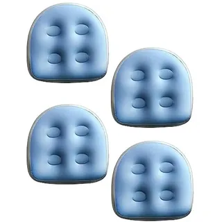Persistence 4er-Set Spa und Booster, Aufblasbares Sitzkissen für Pool-Badewanne, PVC Wasserdichte Rückenauflage für Spa, Weiche Spa-Kissen-Massage-Matte