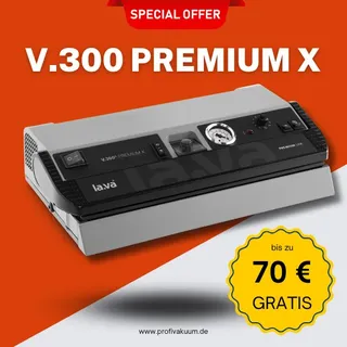 LA.VA VAKUUMIERGERÄT VAKUUMIERER V.300 PREMIUM X VAKUUM - inkl. GRATIS-Set: 70 €