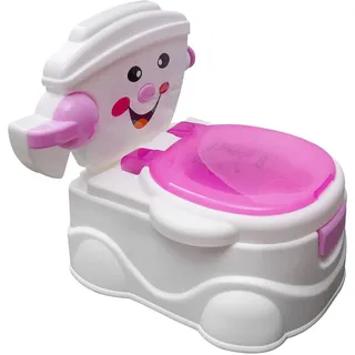 Töpfchen Lerntöpfchen Baby WC Kindertoilette Toilettentrainer Kindertöpfch Kinderklo Babytöpfchen für Babys und Kleinkinder ab 1-5 Jahren (Rosa)