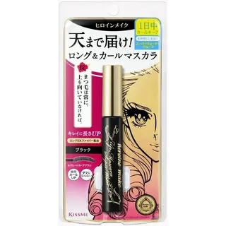 Heroine Make KISSME HEROINE MAKE Long UP Mascara Super Waterproof WP 01 Black | with Super Lengthening Fiber for Even Long and Curl