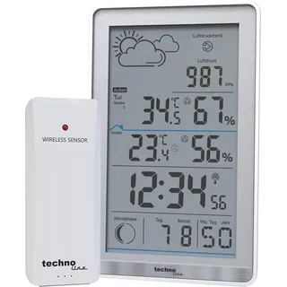 Technoline Wetterstation WS 9218 silber
