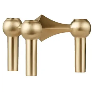 STOFF Nagel Kerzenhalter Single Pack Gebürstetes Messing