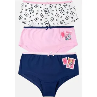 Paw Petrol Paw Patrol Panty für Mädchen - Kinder Unterhose Slip Unterwäsche Rosa/Weiß/Blau