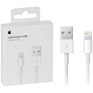 Original Apple USB Lightning Ladekabel 1m iPhone 6 7 8 10 X 11 12 13 14 Pro Max