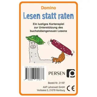 Persen Verlag in der AAP Lehrerwelt GmbH Domino: Lesen statt raten