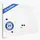 Glas-Whiteboard 90 120 Weiß