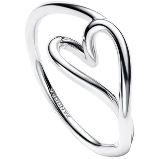 Pandora 194361C00 Damenring Herz Klein Silber, 52/16,6