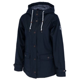 DERBE Pensby Fisher Damen Regenjacke in Dunkelblau - L