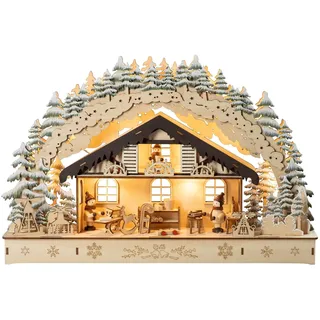 Saico Original LED-Weihnachtsleuchter Schwibbogenwerkstatt Sonstige Weihnachtsdekoration