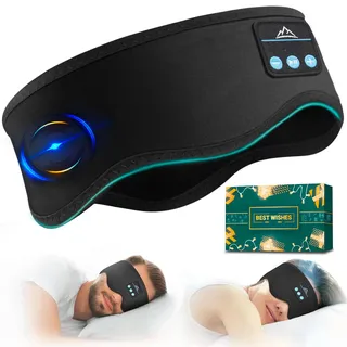 Schlafkopfhörer Bluetooth Geschenke für Männer Weihnachten: Stirnband Kopfhörer Bluetooth Schlafmaske mit Kopfhörer, Geschenkideen für Männer Geschenke für Frauen Teenager Mädchen Papa Geschenk