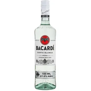 Bacardi Carta Blanca 37,5% vol 0,7 l