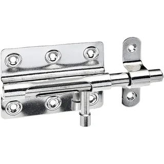 GAH Alberts Bolzenriegel mit rundem Griff und befestigter Schlaufe 80 x 59 mm