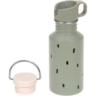 Lässig Edelstahltrinkflasche Happy Prints Olive