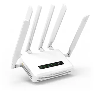 GL.iNet GL-X3000 (Spitz AX) 5G Router SIM Karte Wi-Fi 6, Mobiler WLAN Router SIM Karte 5G LTE, AX Dual-SIM Gigacube Netzwerkgeräte, VPN, OpenWrt, Secure Cellular Router for Office, Retail, Events