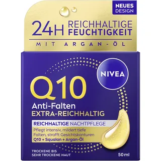 NIVEA Q10 Anti-Falten Nachtpflege 50 ml