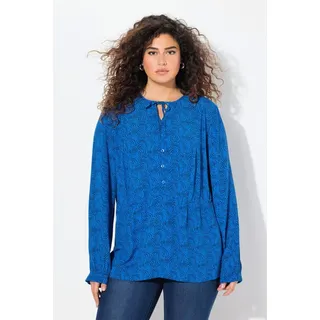 Ulla Popken Bluse in Blau 50-52