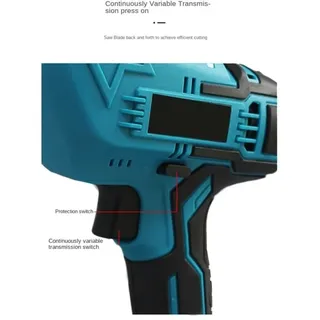 Akku-Säbelsäge, elektrische Säbelsäge mit variabler Geschwindigkeit, Schneidwerkzeug für Metall und Holz, für 18-V-Akku