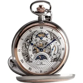 Carl von Zeyten Taschenuhr mit Kette CVZ0040RSL rosé vergoldet limitierte Auflage