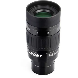 Svbony SV135 Teleskop Okulare Zoom, 1.25 Zoll 7-21mm Zoomokular | mit Fmc Green Film, Teleskopzubehör Planetenokular Anfänger für Planet Mond Astronomische Beobachtung