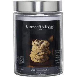 Ritzenhoff & Breker Vorratsglas rund 1200 ml 4 St.