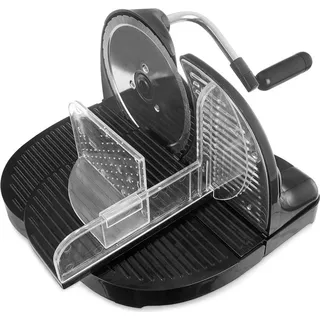 Manuelle Brotschneidemaschine, kompakt, schwarz - Schwarz