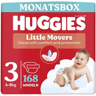 Huggies Little Movers Größe 3 168 St.