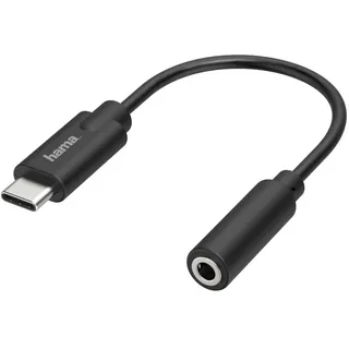 Hama USB-C-Adapter - 3,5-mm-Klinke-Buchse 1m (00200318)