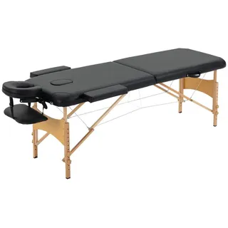 Homcom Massageliege, klappbarer Massagetisch mit Kopfstütze, für Spa, Salon