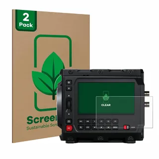 ScreenLeaf (2 Stück Schutzfolie für Blackmagic Design Pyxis 6K [nachhaltiger Displayschutz, Folie, transparent, kratzfest]