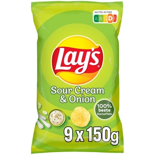 Lay's Sour Cream & Onion 9x150g