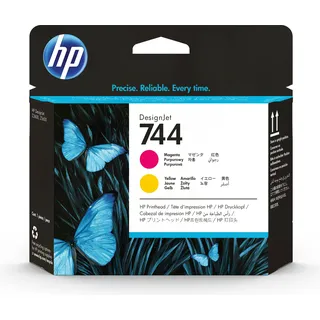 HP Druckkopf F9J87A 744 magenta + yellow