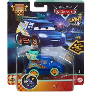 Disney Pixar Cars Spielfahrzeug im Maßstab 1:55 mit bunten Lichtfunktionen sortiert (Keine Auswahl möglich)