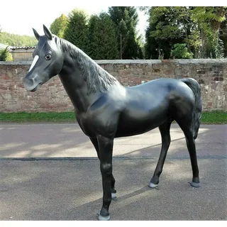 XXL Pferd lebensgross Premium Gartendeko ca. 225cm Gartendekoration-Deko Figur