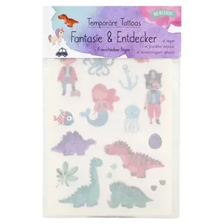 Mal mich bunt Kinder-Tattoos Fantasie
