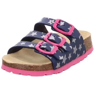 superfit Fussbettpantoffel Blau/Hellblau 24 EU