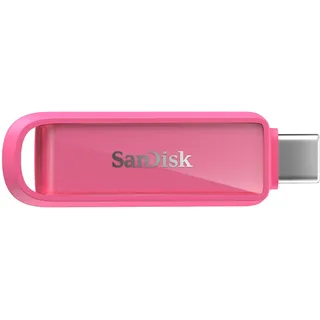 SANDISK Phone Drive mit USB Type-C 1 TB (Flash-Laufwerk für Smartphones, Tablets und Computer, 150 MB/s Lesen, Schlüsselring-Öse zur Mitnahme, 1 Jahr RescuePRO Deluxe-Software) - Seastar Pink