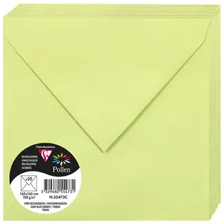 Clairefontaine Pollen 165 x 165 mm 120 g/m2 Knospengrün 20 St.